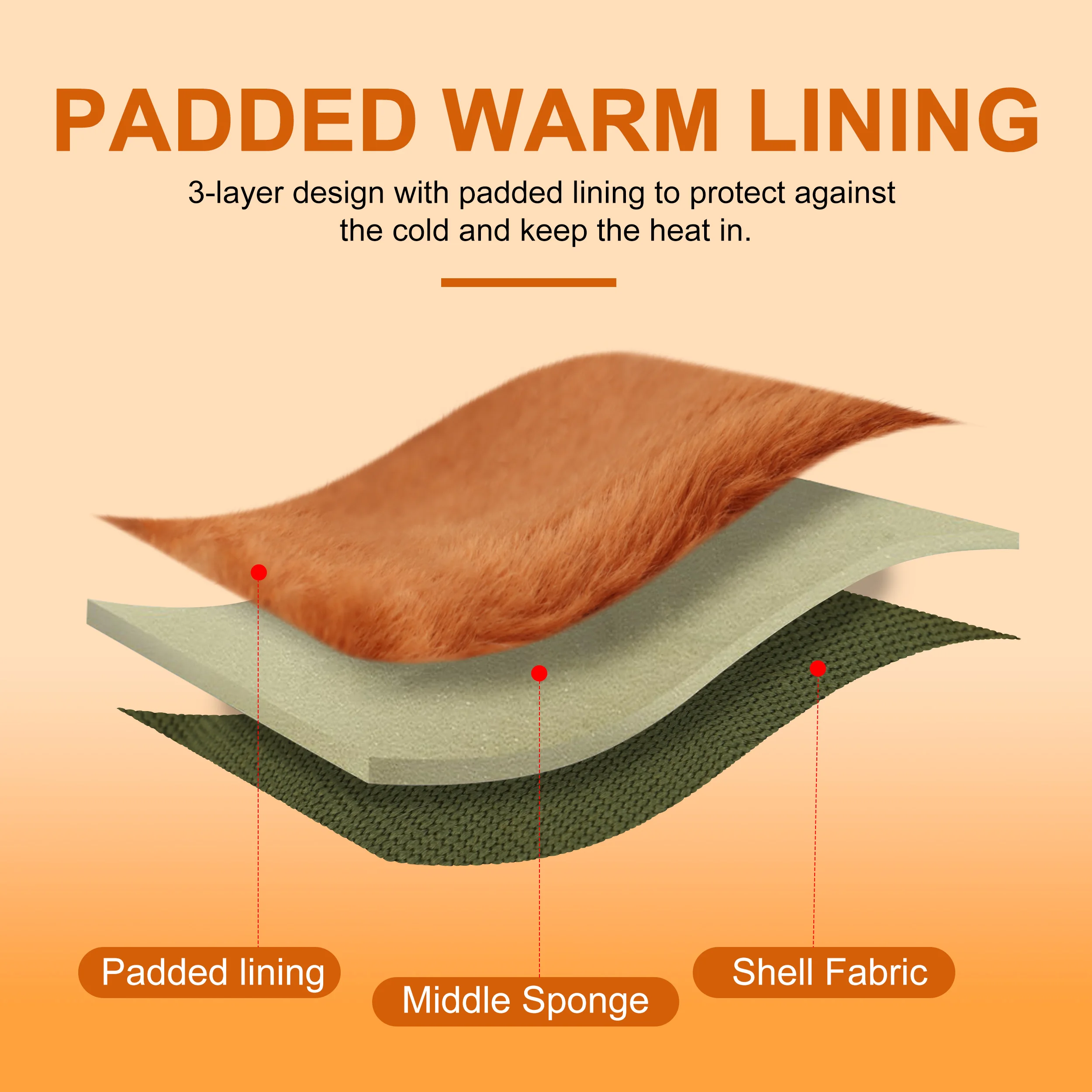 Arnés de perro cálido de 3 capas, conjunto de correas, arneses para perros acolchados suaves, chaleco para caminar para cachorros de invierno, chaleco para perros pequeños y medianos, Pug - imagen 3