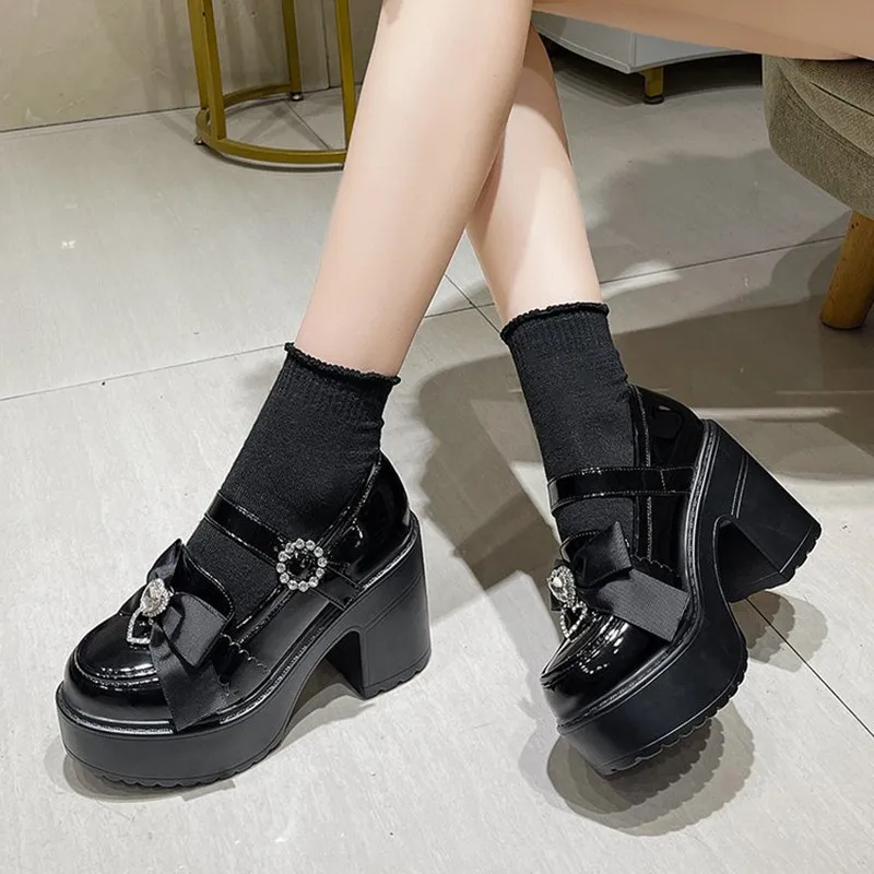 Zapatos Mary Jane suela gruesa para perros mini – Estilo otoñal - imagen 5