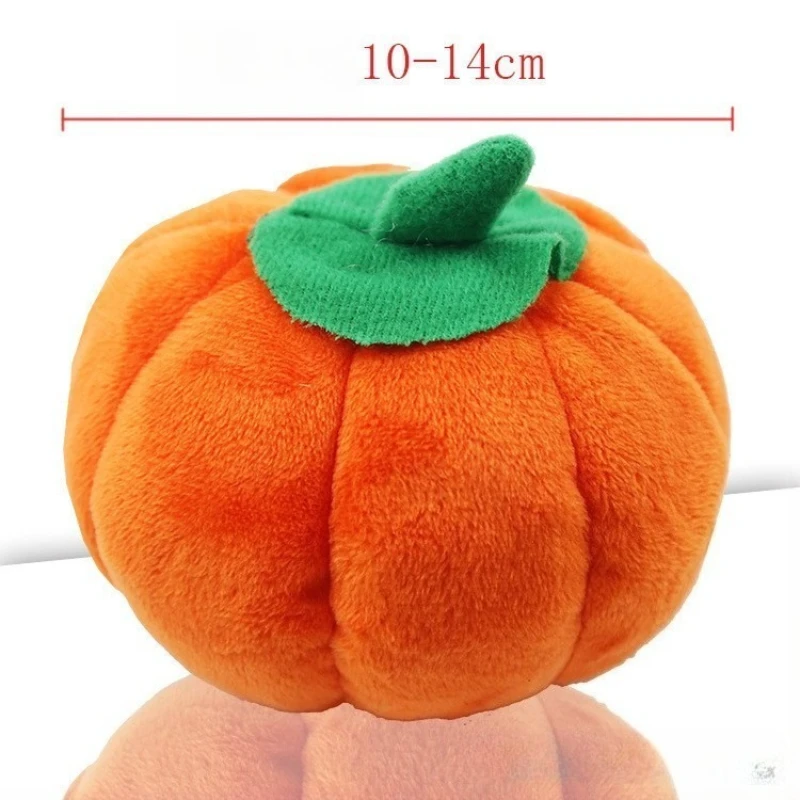 Juguetes para masticar de felpa chirriantes para perros y gatos, juguetes interactivos en forma de fruta resistentes a mordeduras, accesorios para Mascotas de peluche suaves - imagen 4