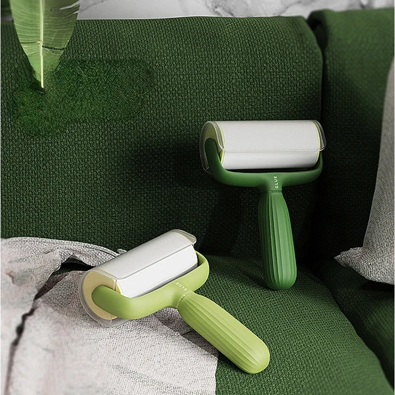 Rodillos de pelusa en forma de lágrima, papel adhesivo, eliminador de pelo de Gato, limpiaparabrisas, ropa, alfombra, eliminación de Tousle, herramienta de cepillo de limpieza reemplazable - imagen 5