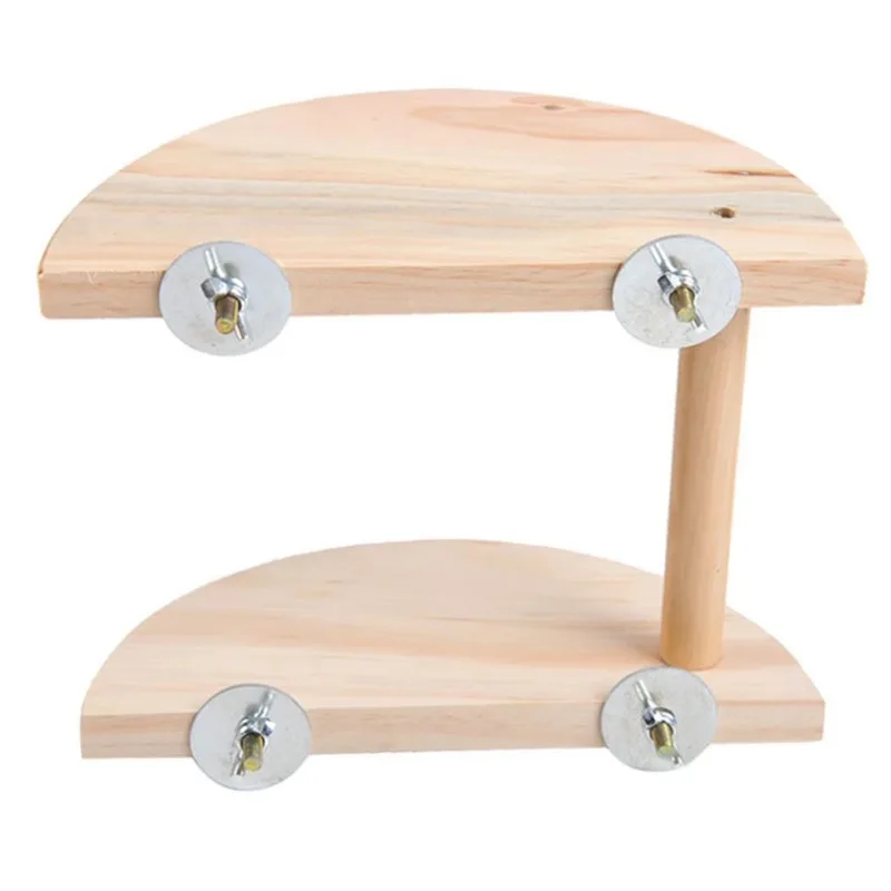 Papagaio, Chinchilla, ardilla, plataforma de salto, ventilador oscilante, trampolín, Pedal de hámster, casa de madera, juguetes, suministros de molienda de dientes