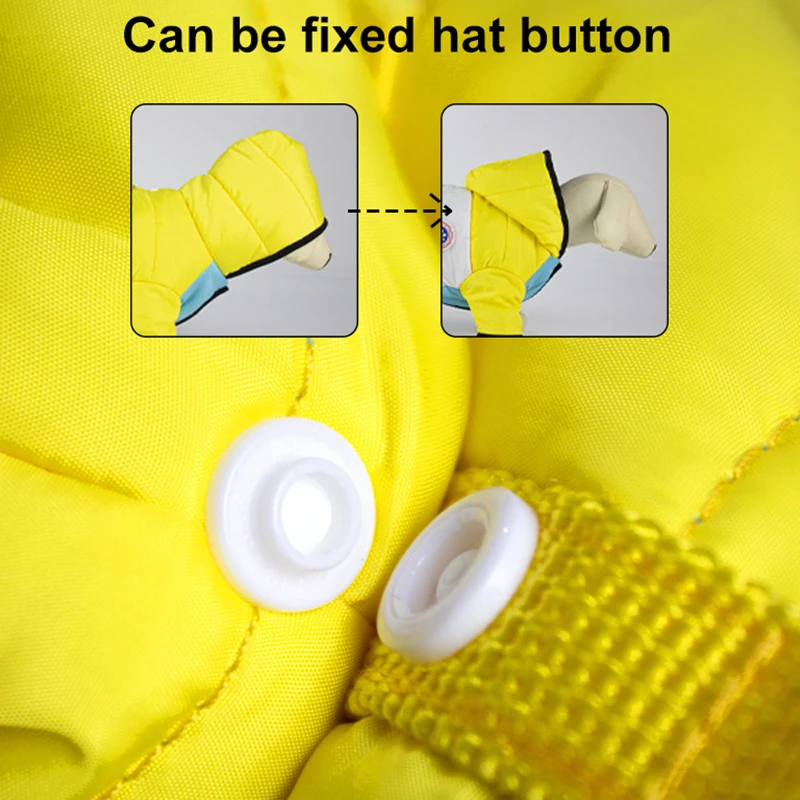 Chaqueta de algodón cálida para perros, ropa de invierno para mascotas, abrigo para cachorros para perros pequeños y medianos, ropa para caniche, Bulldog Francés, Chihuahua - imagen 5