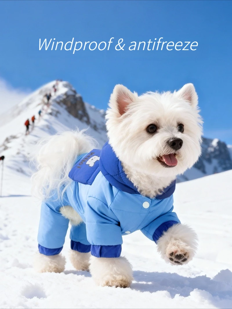 Traje de Nieve para Perro - vista frontal