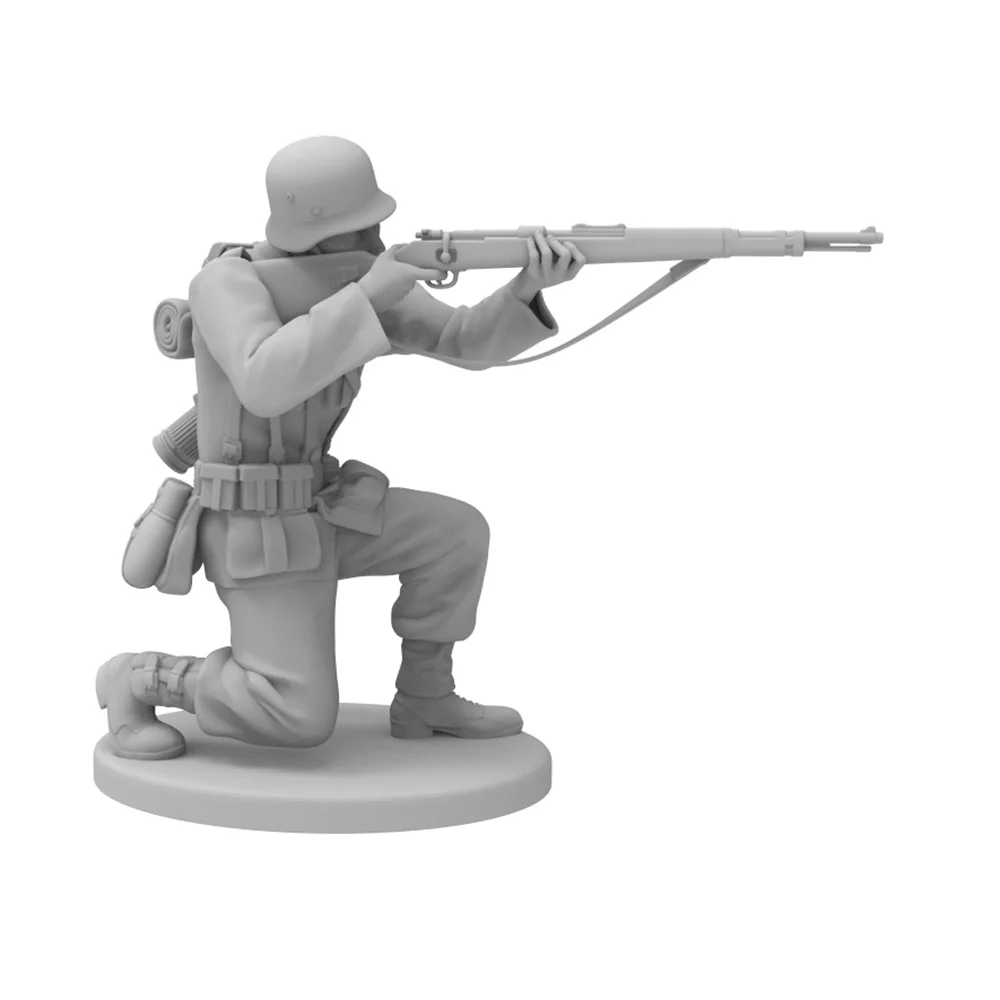 Figura de resina soldado Segunda Guerra Mundial sin pintar - imagen 4