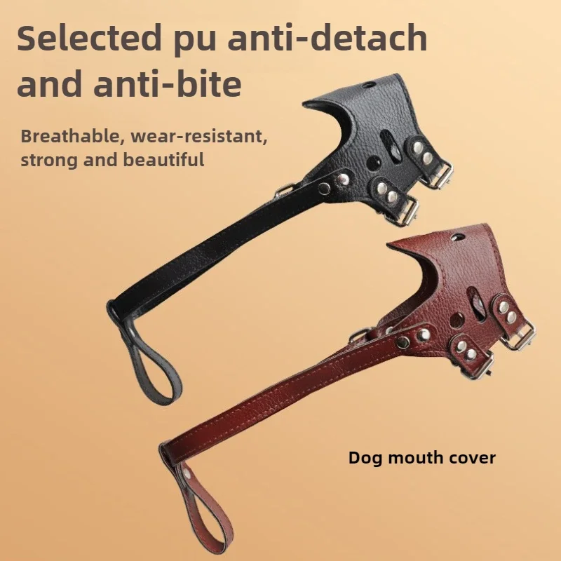 Cubierta bucal para perro, cubierta bucal antimordida de seguridad para mascotas, antipuñaladas, indiscriminado, para comer perros pequeños y medianos, suministros para mascotas de peluche