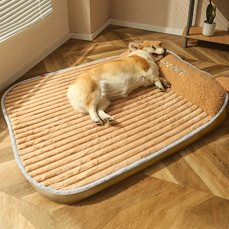 HOOPET Dog Bed Warm Mat Winter Cat Sleeping Cushion Padded Puppy Kennel Blanket Soft Removable Mattress Pet Supplies - imagen 2