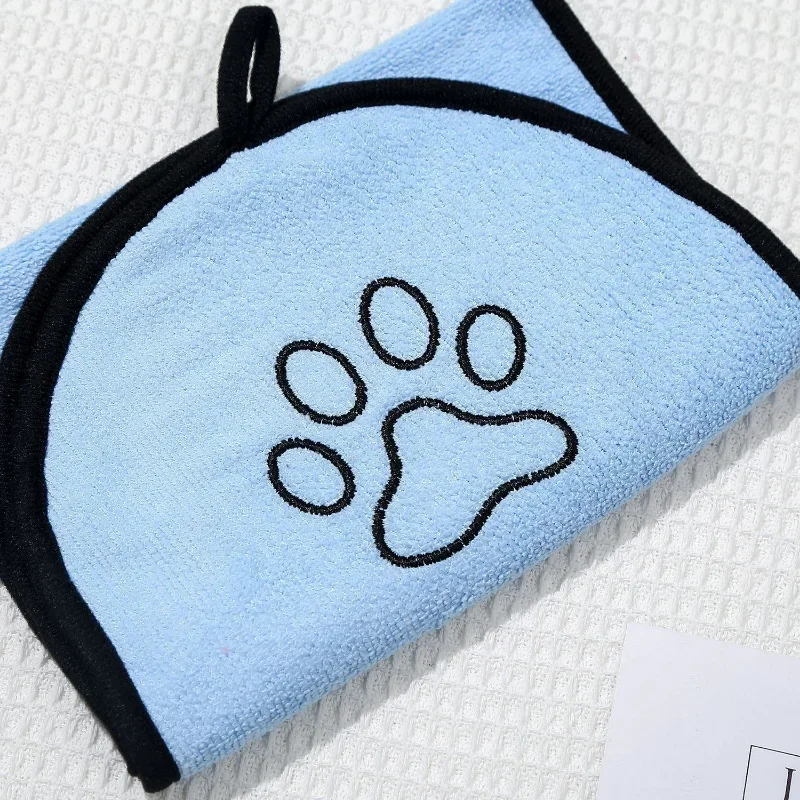 Toalla para mascotas, baño para gatos, Toalla de baño absorbente de secado rápido para perros, toalla gruesa de gran tamaño, suministros de limpieza de artefactos secos - imagen 5