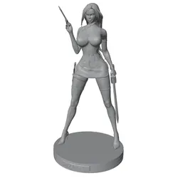 Kit figura resina 1/24 gris DIY sin montar ni pintar