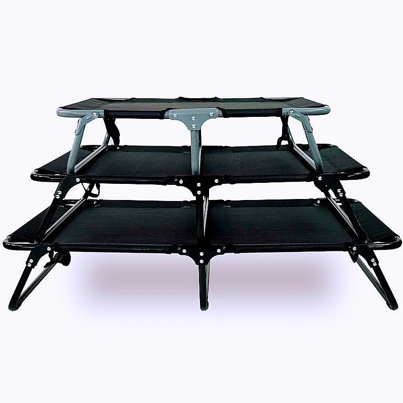 Cama para perros, camas plegables para perros grandes, para dormir, acampar, perrera para mascotas, sofá transpirable fuera del suelo, casa para perros, perrera para cachorros al aire libre - imagen 3