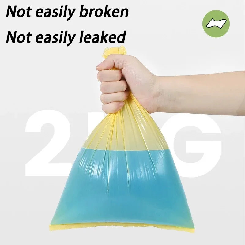 Bolsa de almacenamiento de heces de mascotas al aire libre Degradable, portátil, pequeñas bolsas de plástico, engrosamiento de productos de limpieza de mascotas - imagen 2