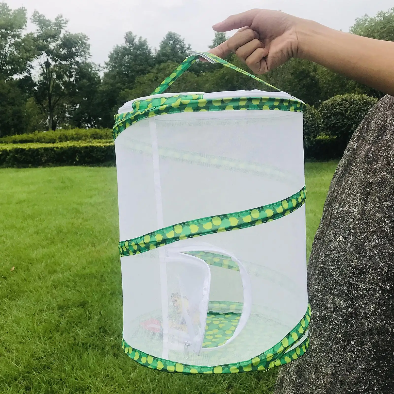 Jaula para hábitat de insectos y mariposas, diseño hacia arriba, para observación natural, levantamiento de mariposas y insectos - imagen 3