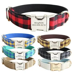 Collar personalizado para perro con grabado gratis y correa a juego