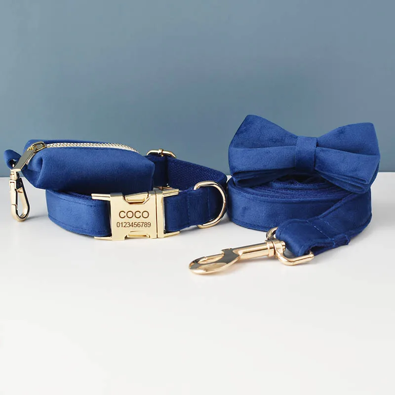 Collar de cachorro personalizado con Bulldog Francés de Boston Terrier, nombre de mascota grabado y número de teléfono, collares para perros al por menor para franela 36