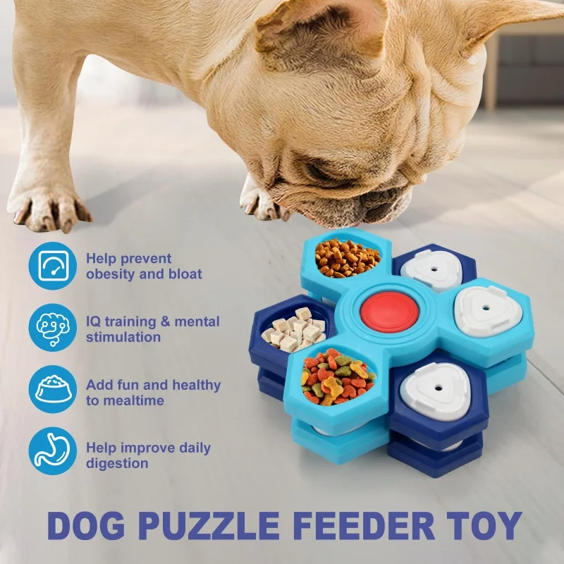 Juguete comedero lento para perros – Entretenimiento con comida - imagen 2