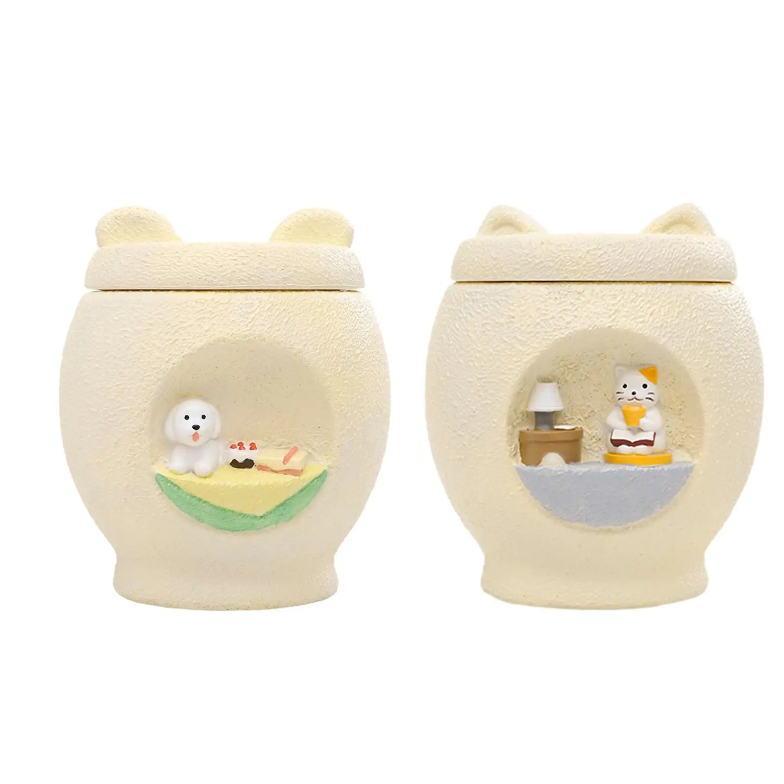Urnas de cremación conmemorativas para mascotas, soporte para cenizas conmemorativo, ligero, mantiene recuerdos, estuche de memoria para mascotas, recuerdo para gatitos, conejos y conejos - imagen 2
