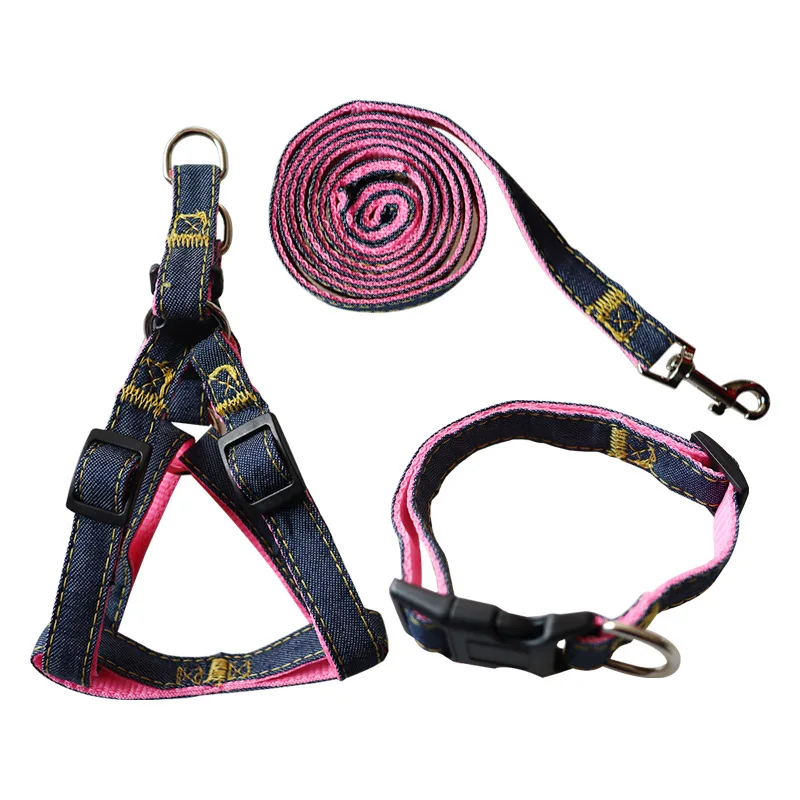 Arnés de Collar de perro vaquero, accesorios para mascotas, chaleco con correa para el pecho para cachorros pequeños, Chihuahua, correas para caminar al aire libre XS - imagen 4