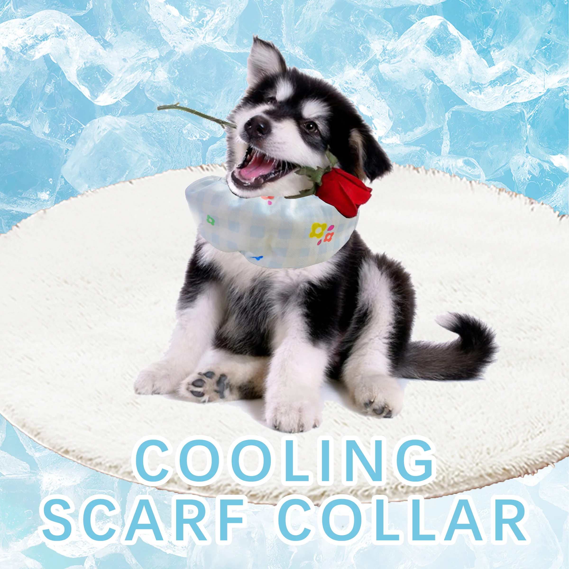 Collar refrigerante para perros y gatos – bufanda de hielo fresca - imagen 3