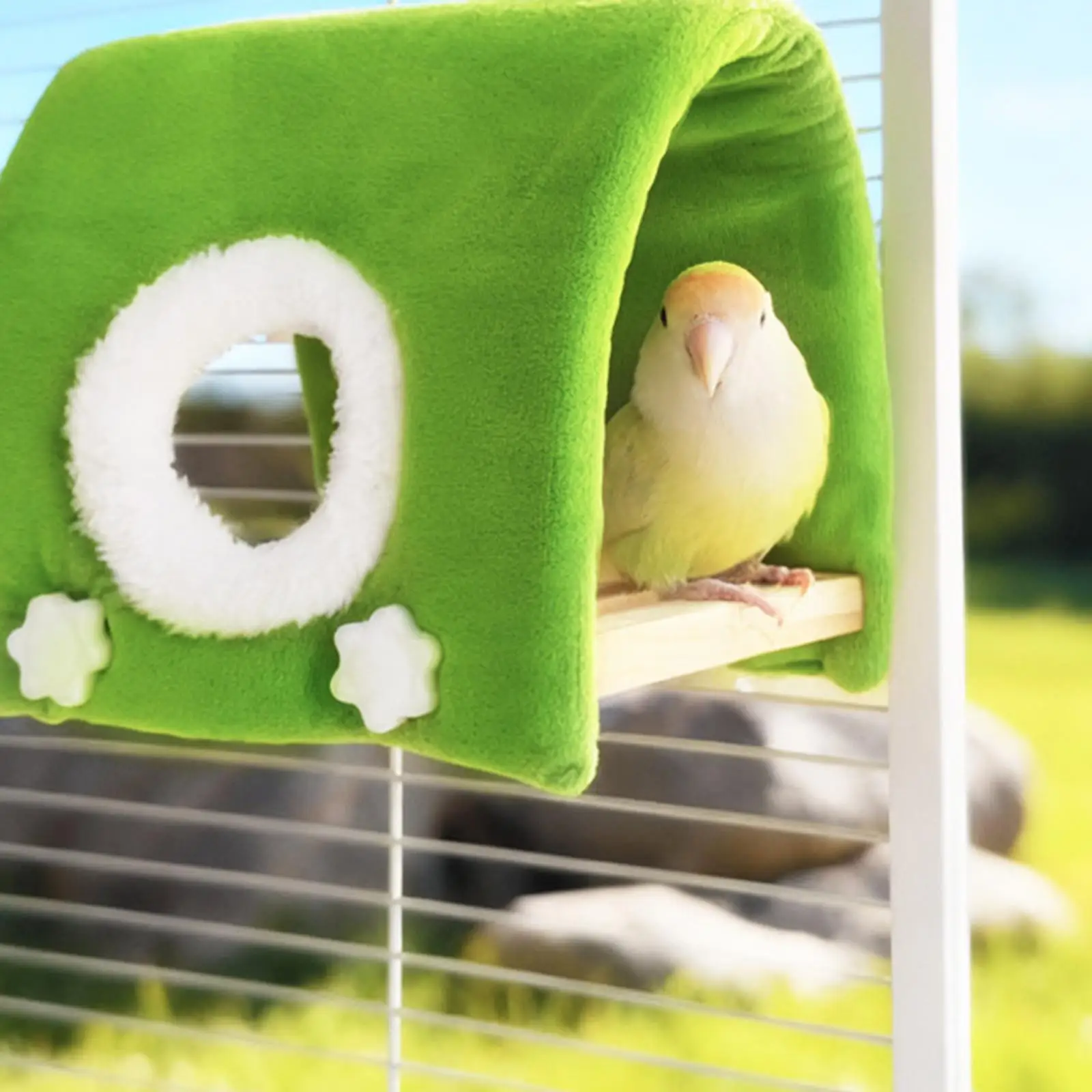 Plush Velvet Winter Bird Nest House Cozy Hanging Cave Bed for Parrot Cockatiel Lovebird Finch Small Animal Plush Velvet Winter Bird Nest House Cozy Hanging Cave Bed for Parrot Cockatiel Lovebird Finch Small Animal