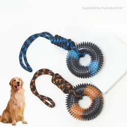 Anillo dental con púas para perros grandes – Juguete de entrenamiento