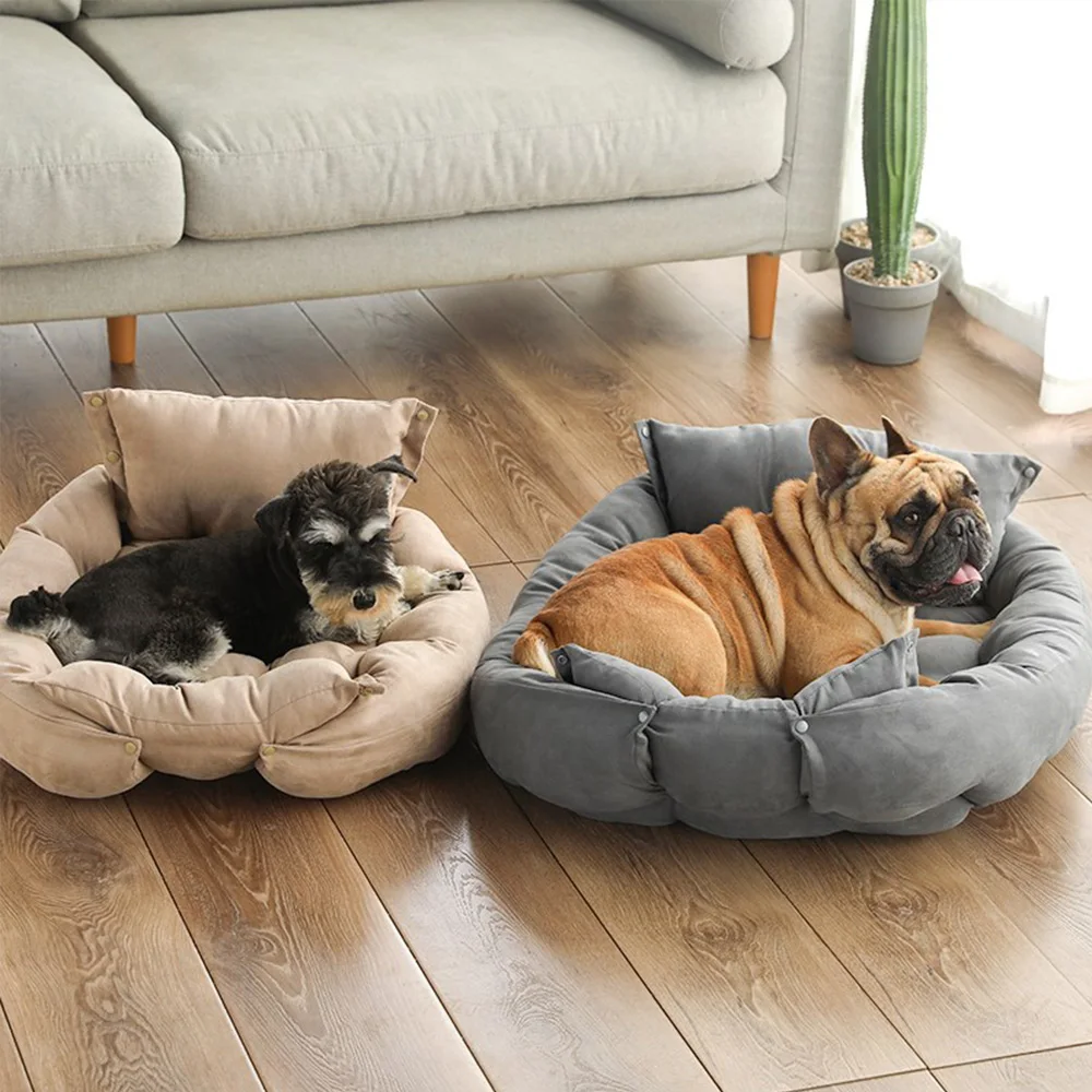 Sofá cama cálido para perros, cama de invierno para perros y gatos, casa para dormir, estera para perrera, colchón para cachorros y gatos, cojín para casa para mascotas para perros pequeños y grandes - imagen 5