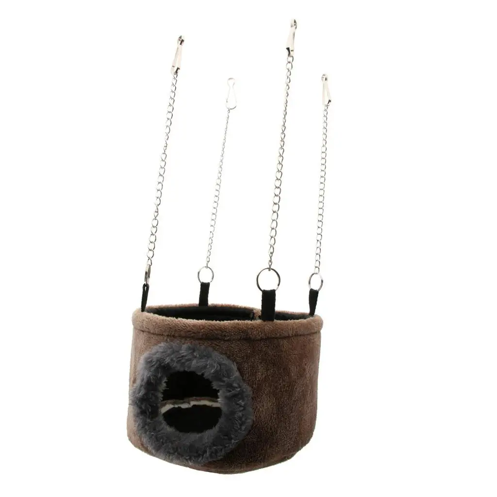 Manta de algodón para mascotas, hámster enano, rata, casa, hamaca, cama colgante, nido de vida - imagen 4