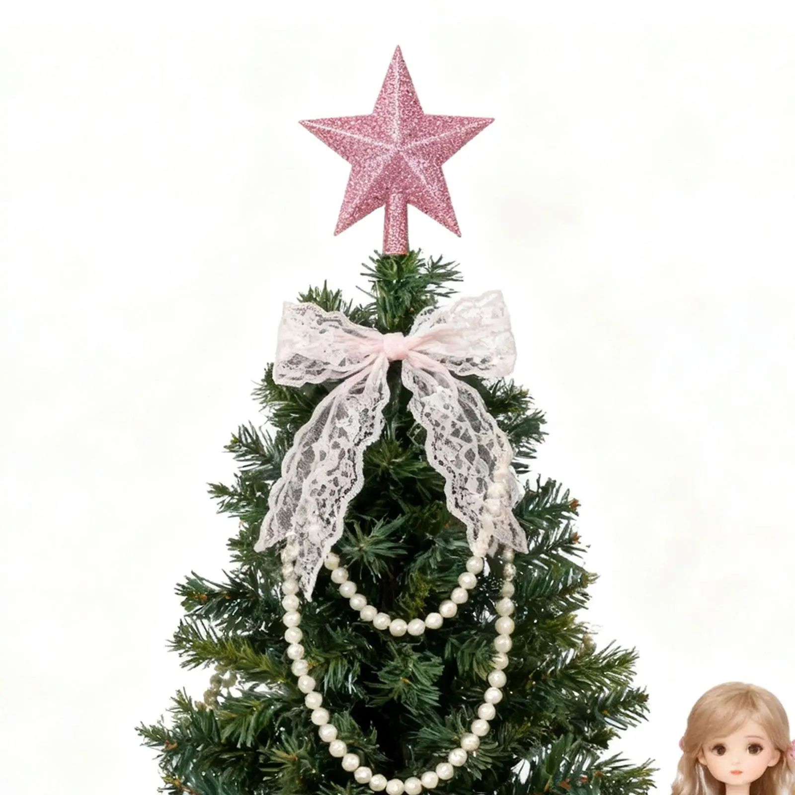 Star for Christmas Tree Top, Xmas Decor Party Decor, Ornament Christmas Tree Decoration Christmas Gifts, for New Year Xmas