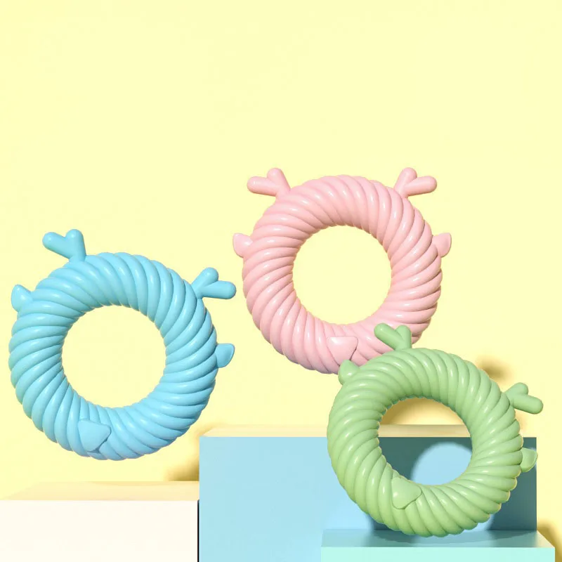 Juguete Molar para perros, cepillo de dientes con forma de ciervo de dibujos animados, Limpieza de dientes, punto de masaje, pasta de dientes para mascotas, juguete para el cuidado bucal - imagen 5