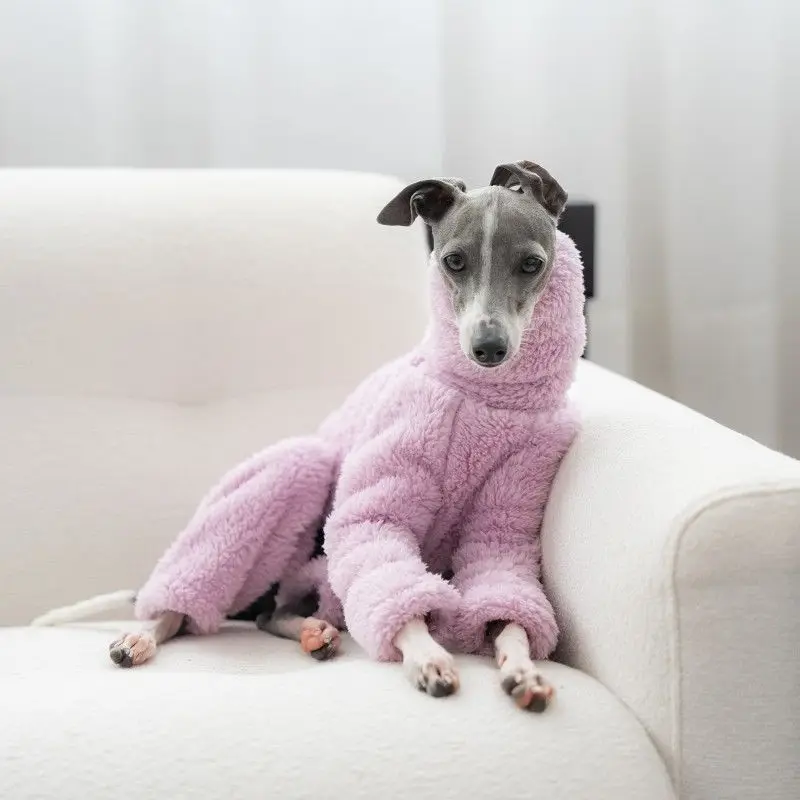 Suéter de forro polar para Whippet y Galgo Italiano – Abrigo térmico para perros - imagen 3