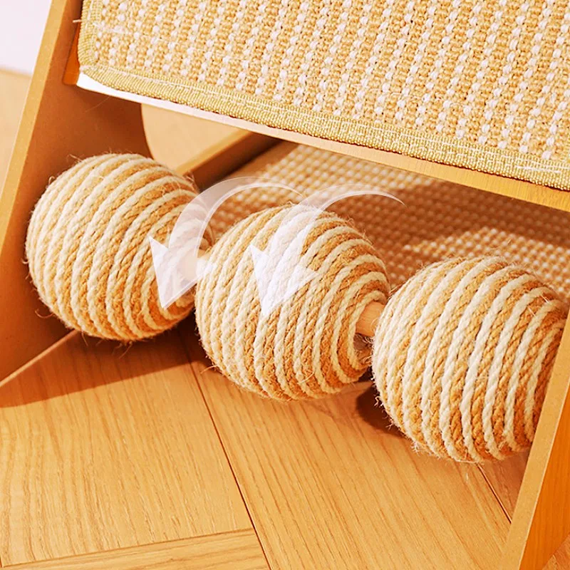 Rascador para gatos, tablero rascador de Sisal, poste rascador para gatos, garras, pulido, esteras para rascar gatos, Protector de sofá, suministros para mascotas - imagen 4