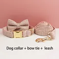 Bow Collar Leash Set