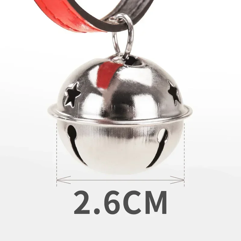 Collar para mascotas, campana con estampado de pata, campana de aleación de hueso, Collar para cachorros de peluche para perros pequeños, suministros para perros y gatos - imagen 3