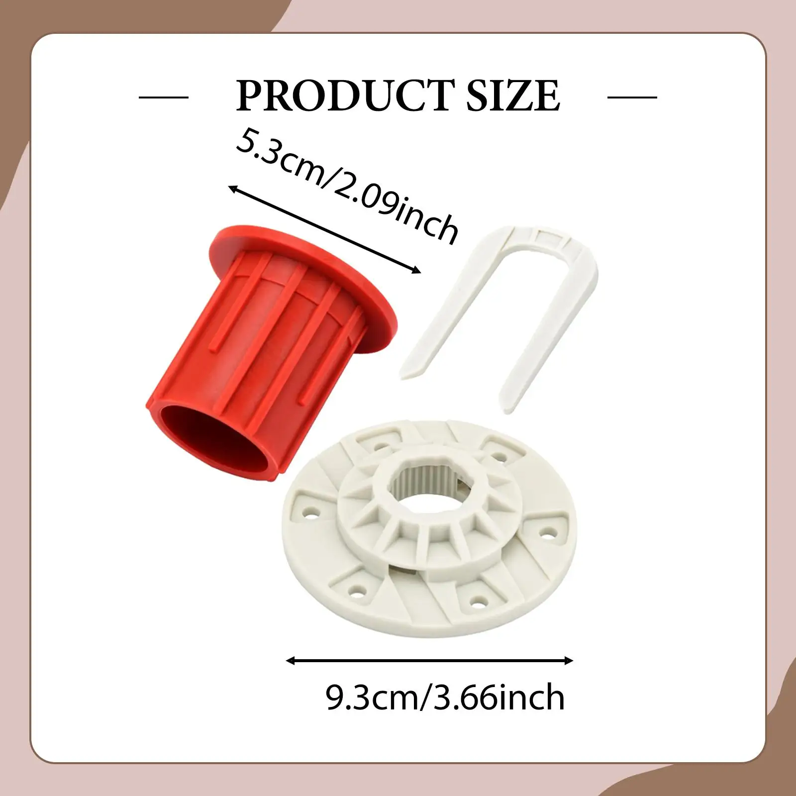 W10528947 Washer Basket Driven Hub Kit Direct Replacement Wear Resistant Sturdy