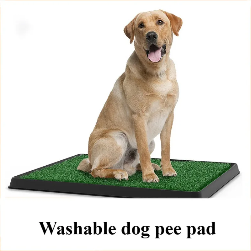 Estera de inodoro para césped para mascotas, inodoro interior impermeable, puede reemplazar la orina, impermeable, lavable, almohadilla para orinar para perros, productos de limpieza para mascotas, accesorios