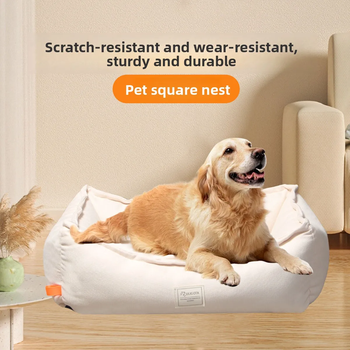 Cama suave acolchada para gatos – Cálida y resistente - imagen 2