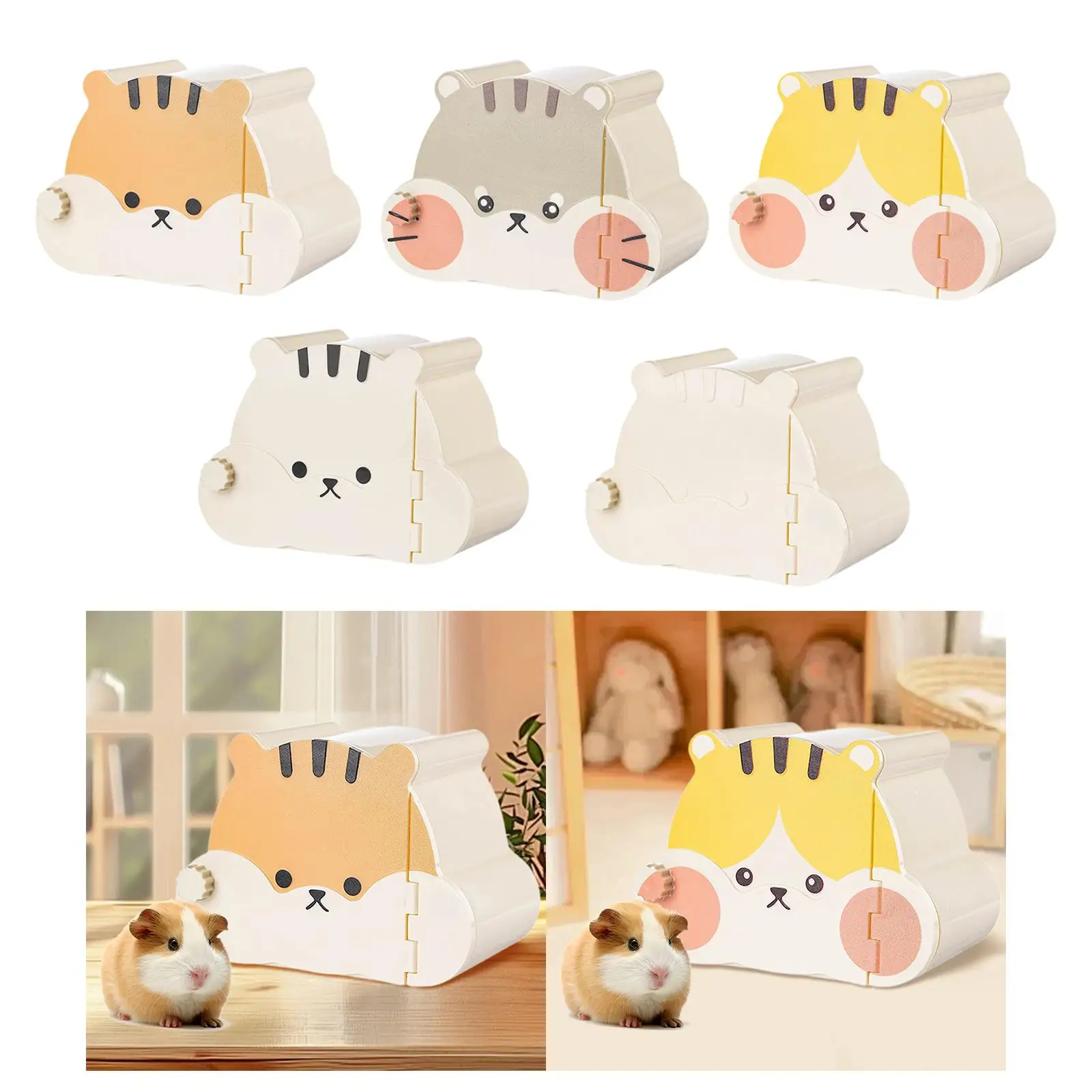 Hamster Hideout Sleeping Bed Cage Accessory for Rat Chinchilla Dwarf Hamster