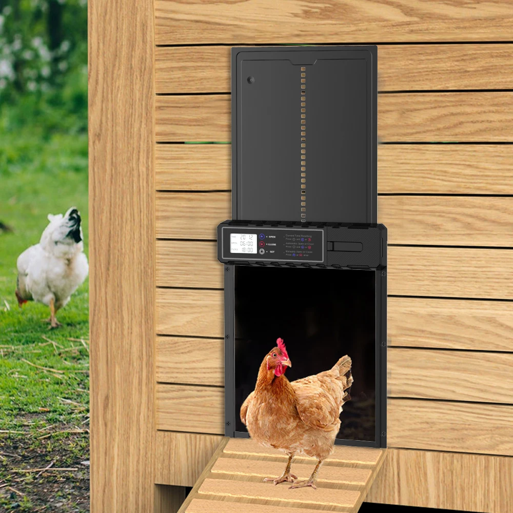 Abridor automático para gallinero con temporizador digital - imagen 4