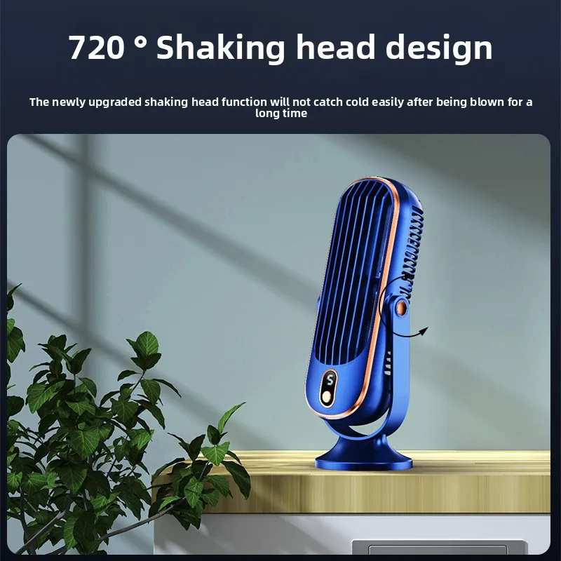 Ventilador pequeño portátil para mascotas, Mini ventilador eléctrico recargable por USB para perros y gatos, artefacto de refrigeración, suministros para mascotas de aire frío de verano - imagen 2