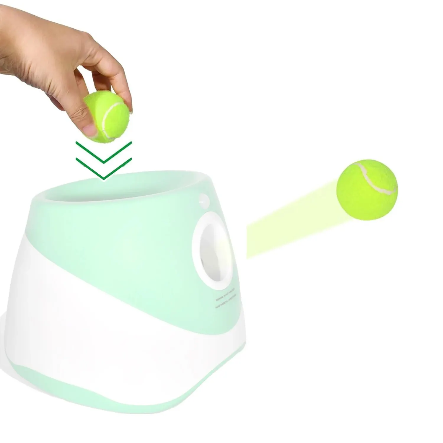 Pelotas de tenis para perros, tamaño de 2 pulgadas, compatibles con la mayoría de lanzadores de pelotas automáticos, idea para perros pequeños (solo 12 pelotas)