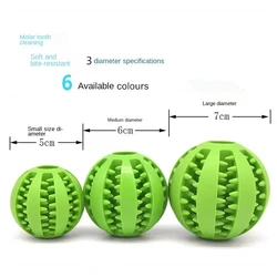 Pelota mordedora para perros en forma de sandía – Juguete elástico
