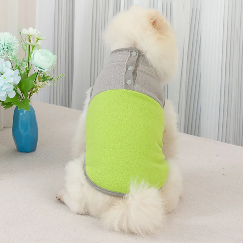 Ropa para perros Otoño Invierno disfraz de lana de colores a juego para perros pequeños Dachshund Yorks cachorro sudaderas con capucha sudadera para ropa para perros - imagen 3