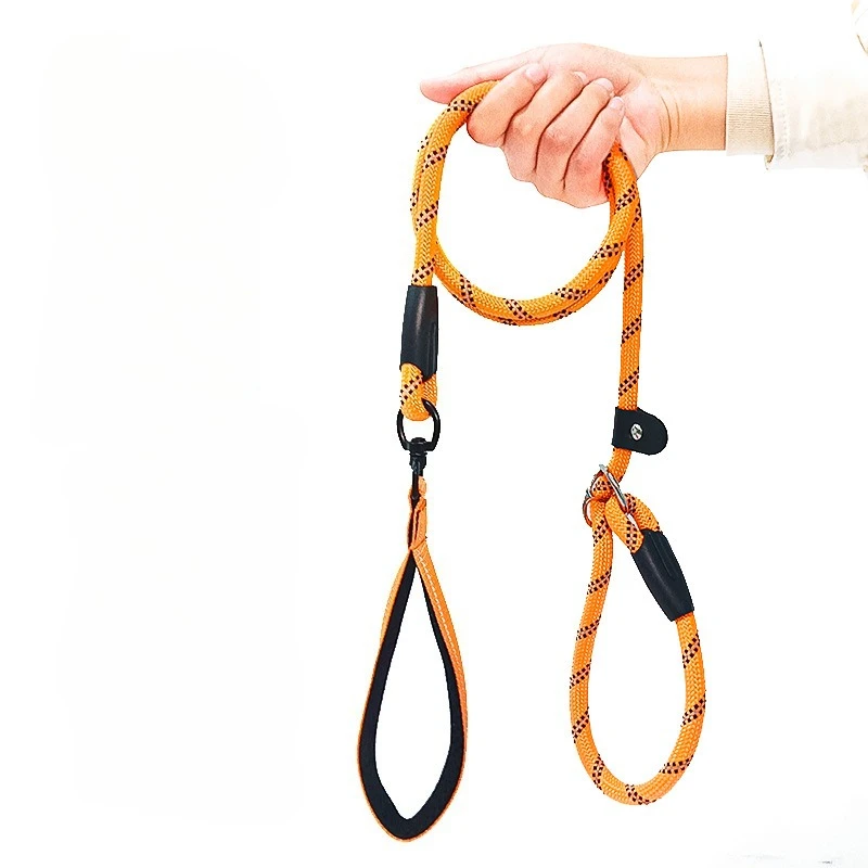 Correa de adiestramiento para perros 2 en 1 Forma P 150 cm con cadena - imagen 3