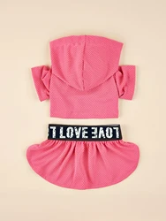 Conjunto tutú camisa falda para perros y gatos pequeños