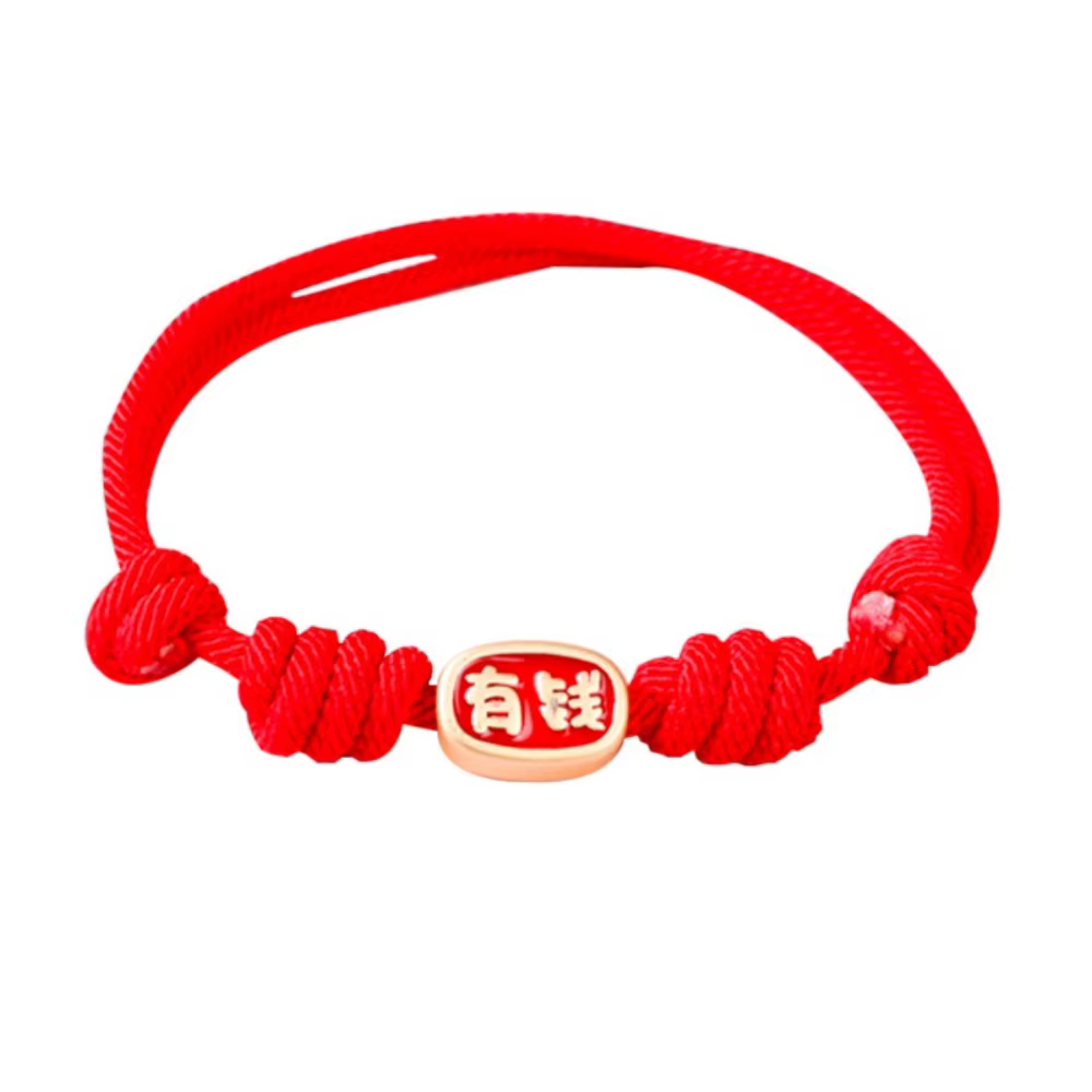 Collar ajustable trenzado festivo para gatos y perros - Año Nuevo