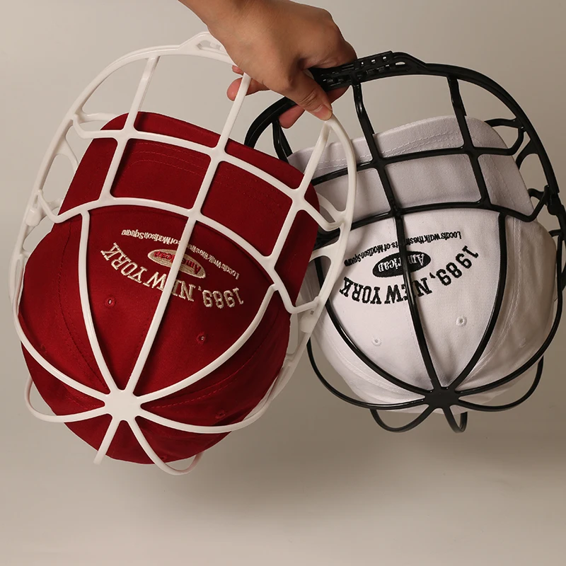 Arandelas de sombreros de béisbol, limpiadores de sombreros aptos para adultos y niños, marco de lavadora, jaula de almacenamiento, Protector de sombreros, estantes para lavadora, 1 pieza - imagen 2
