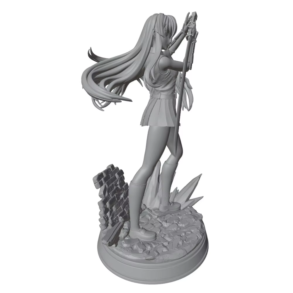 Miniatura 1/24 personaje anime para coleccionistas – Figura sin pintar - imagen 5
