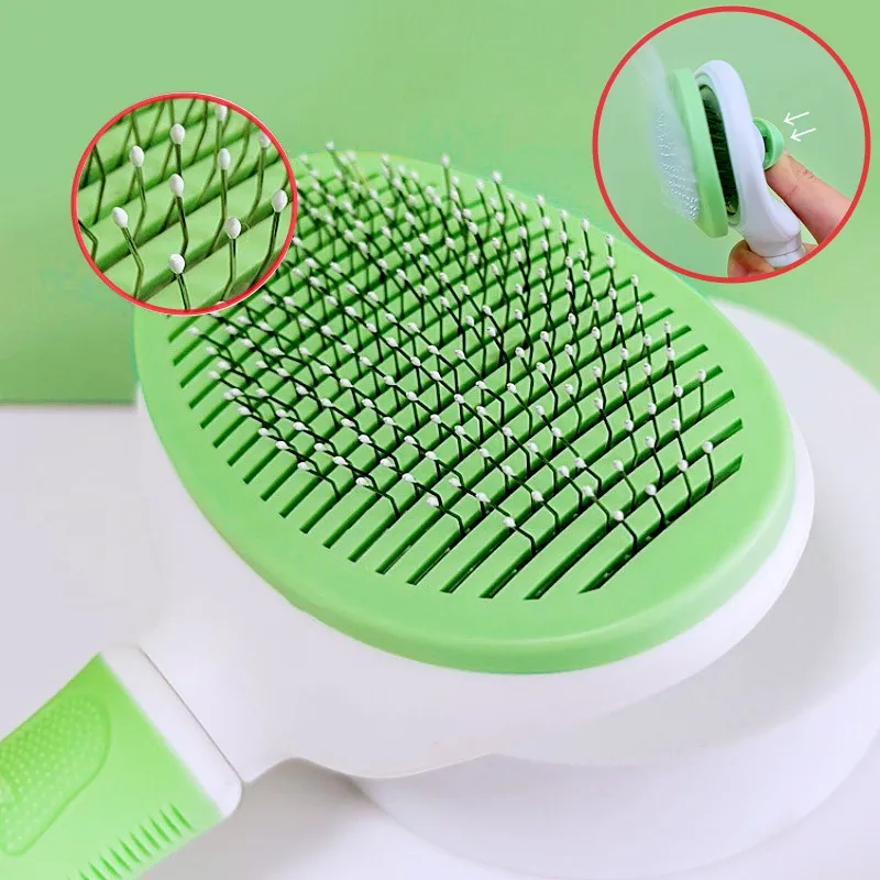 Cepillo automático para gatos y perros - autolimpiante, elimina pelo - imagen 3