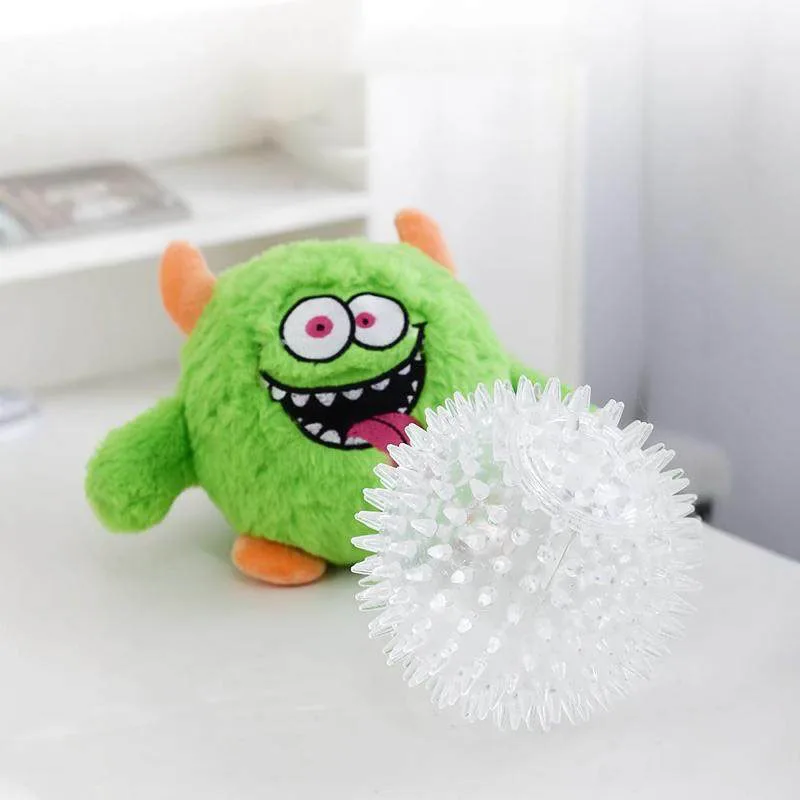 Juguetes chirriantes interactivos para cachorros – Limpieza dental - imagen 4