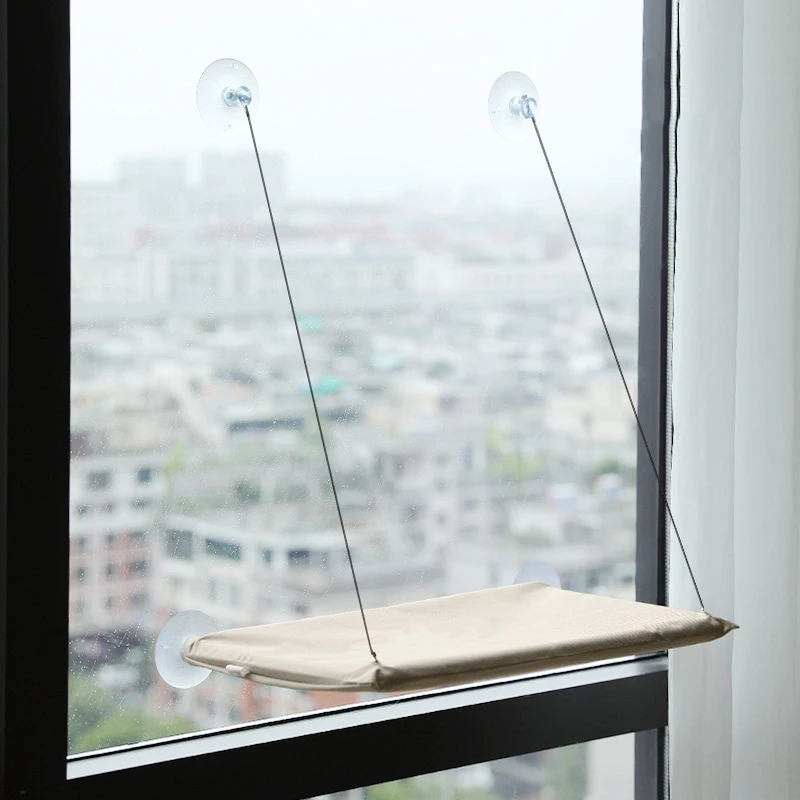 Hamaca de ventana para gatos – Cama nube ultrasuave ergonómica - imagen 3