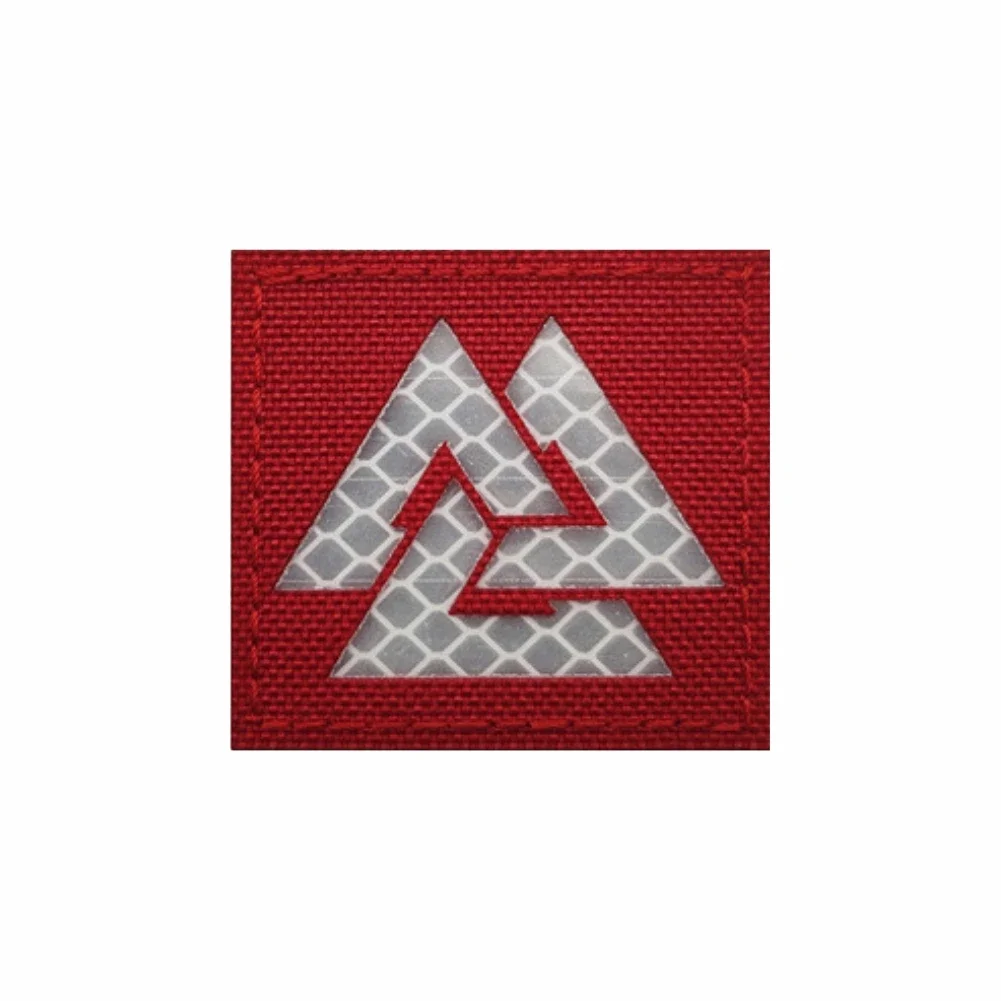 Parche vikingo IR para brazalete, aplique de insignia, adorno reflectante en la oscuridad, accesorio para exteriores, parches tácticos militares - imagen 3