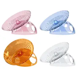 Rueda de ejercicio para hámster, Material PET, disco para correr silencioso, juguete multifuncional para patio de juegos, accesorios para jaulas de animales pequeños